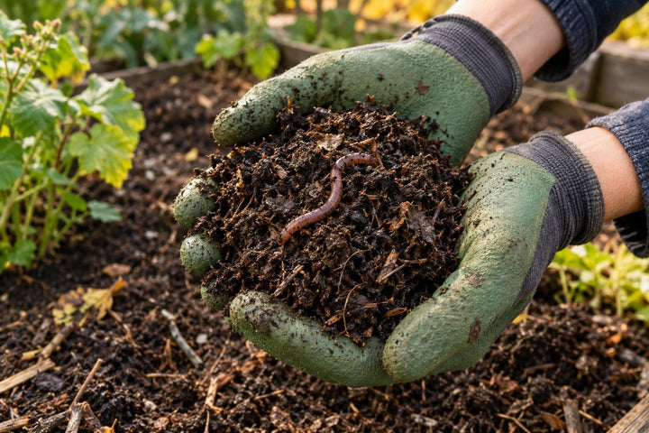 Gartenboden verbessern: mit Kompost zu mehr Humus