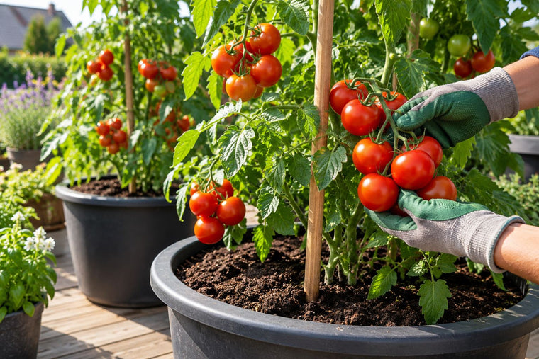 Tomaten und Gemüse anbauen: Erde, Pflanzung, Düngung