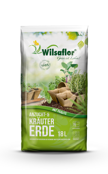 Wilsaflor® Anzucht- und Kräutererde + Perlite 18l