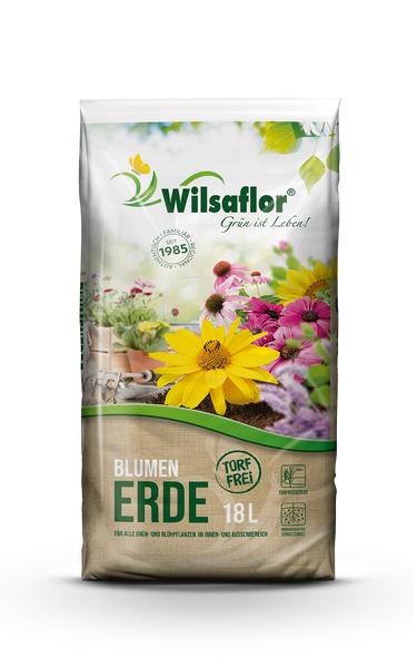Wilsaflor® Torffreie Blumenerde 18l