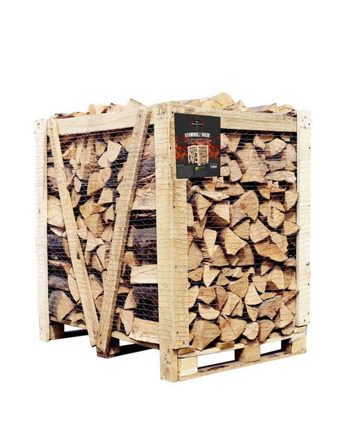 Brennholz Buche 25 cm, ofenfertig gestapelt