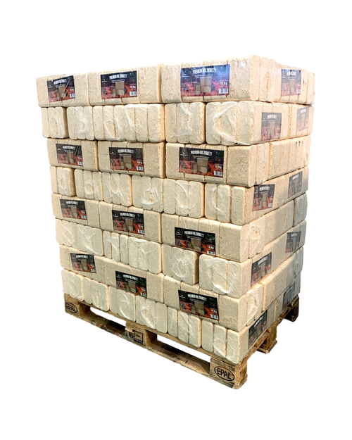 Holzbriketts im 10-kg-Gebinde