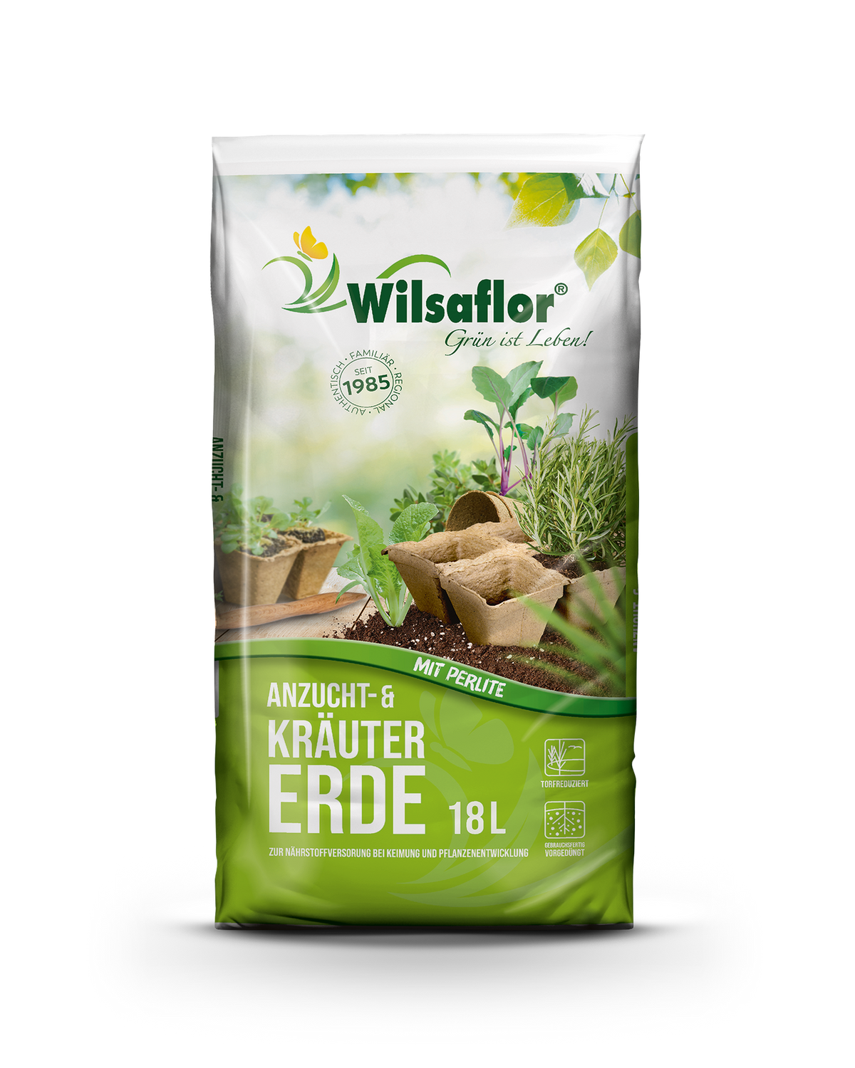 Wilsaflor Anzuchterde und Kräutererde mit Perlite