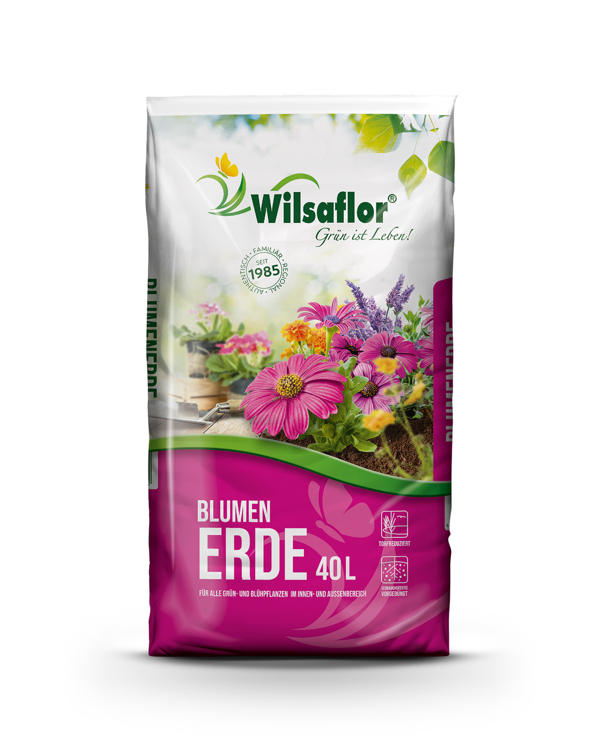 Wilsaflor Blumenerde im 40 l Sack