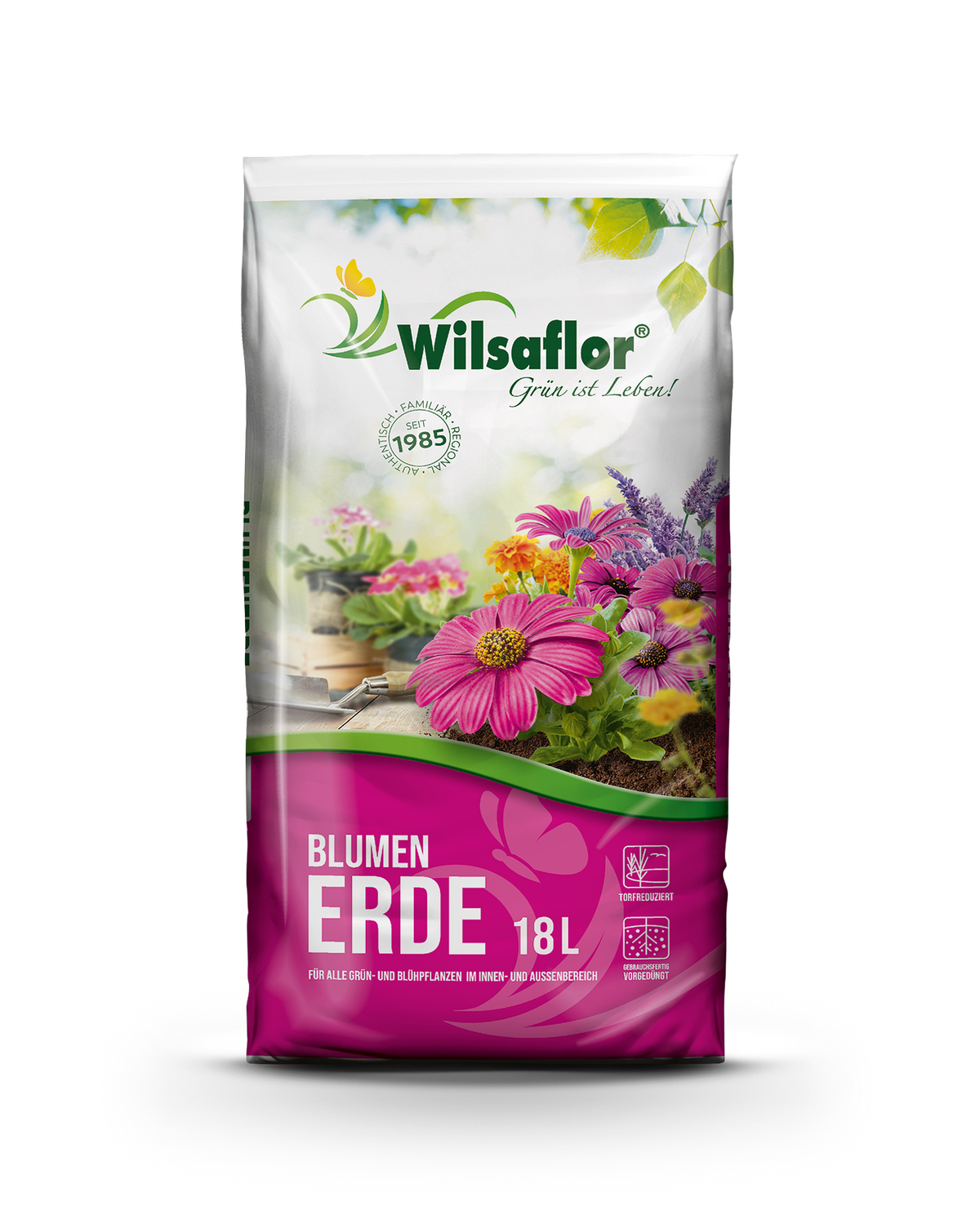 Wilsaflor Blumenerde im 18 l Sack