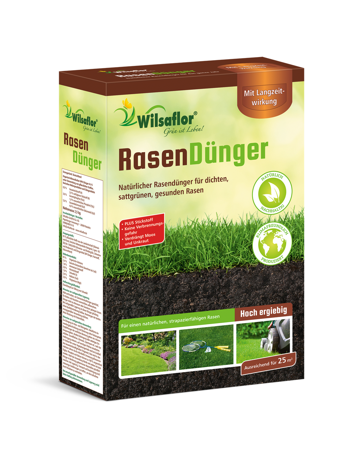 Wilsaflor hochergiebiger Rasendünger