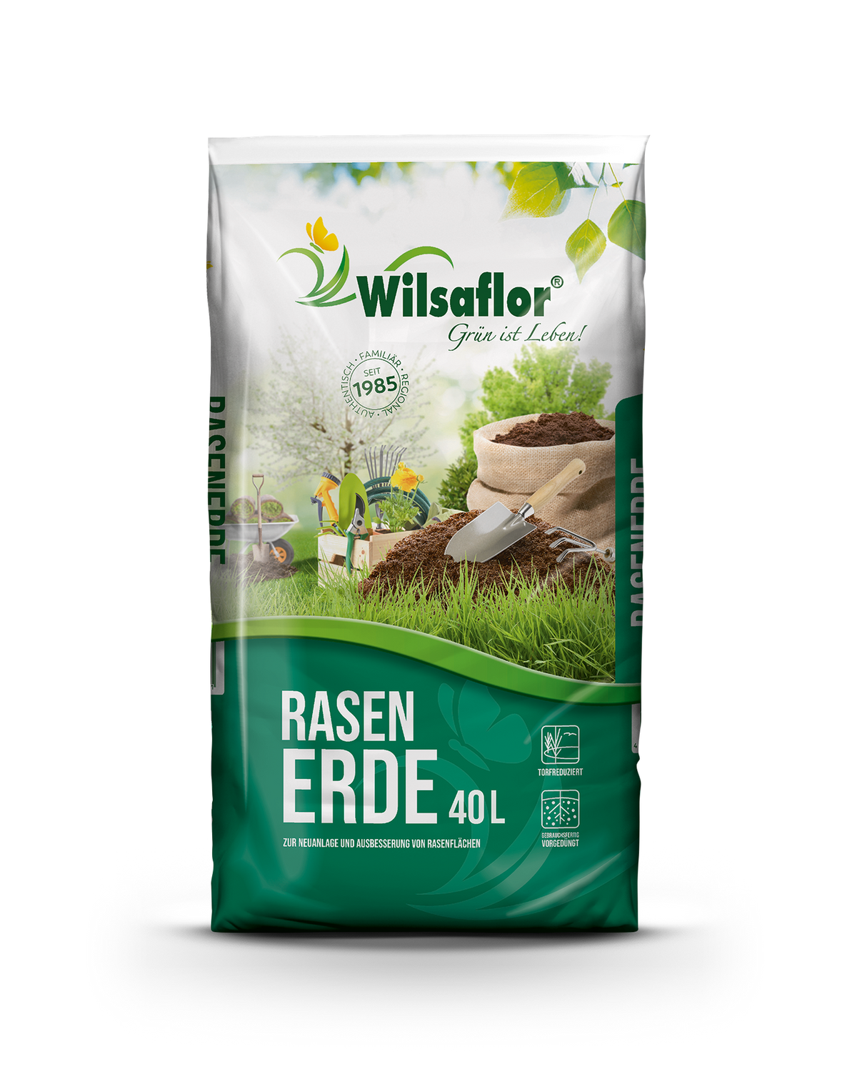 Wilsaflor Rasenerde zum Anlegen und Ausbessern von Rasen